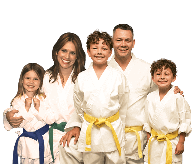 Martial Arts Lessons for Families in __CITY__ __STATE__ - Group Family for Martial Arts Footer Banner